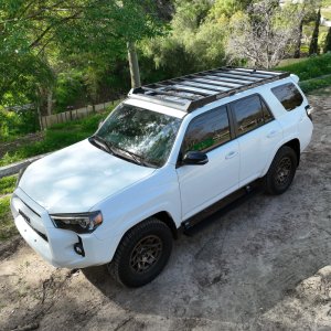 Toyota 4Runner Roof Rack - Go Rhino - Ceros Low Profile - Textured Black - `10-`23